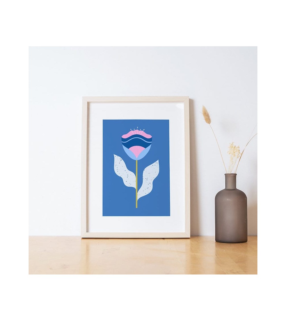 Poster - Fleur scandinave abstraite 2 Melissa Donne Studio mural affiche posters muraux design deco salon cuisine chambre enfant