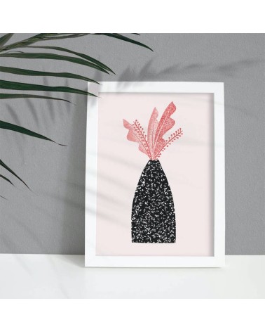 Art Print - Leaves in Speckled Vase Melissa Donne Studio office poster art prints poster shop stores wallart art poster designer
