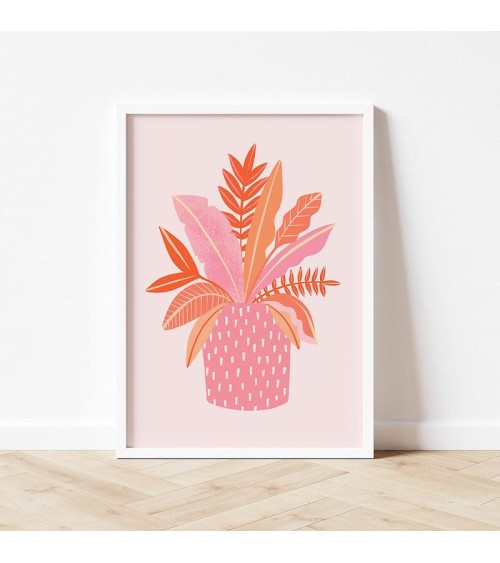Poster - Feuilles dans un vase moucheté Melissa Donne Studio mural affiche posters muraux design deco salon cuisine chambre e...