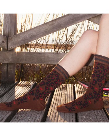 Calzini - Leopardo SomosOcéano calze da uomo per donna divertenti simpatici particolari