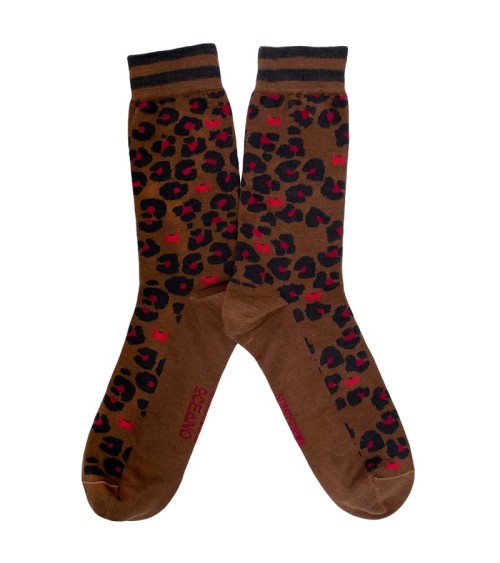 Socken - Leopardo SomosOcéano Socke lustige Damen Herren farbige coole socken mit motiv kaufen