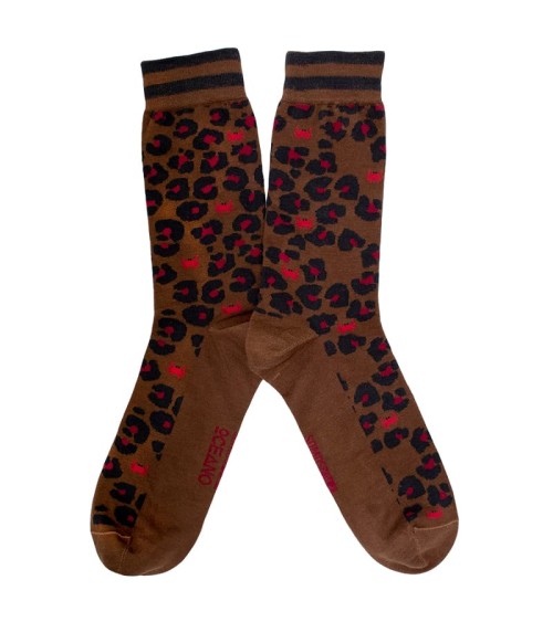 Socken - Leopardo SomosOcéano socke kuschelsocken für damen lustig herren farbige coole socken