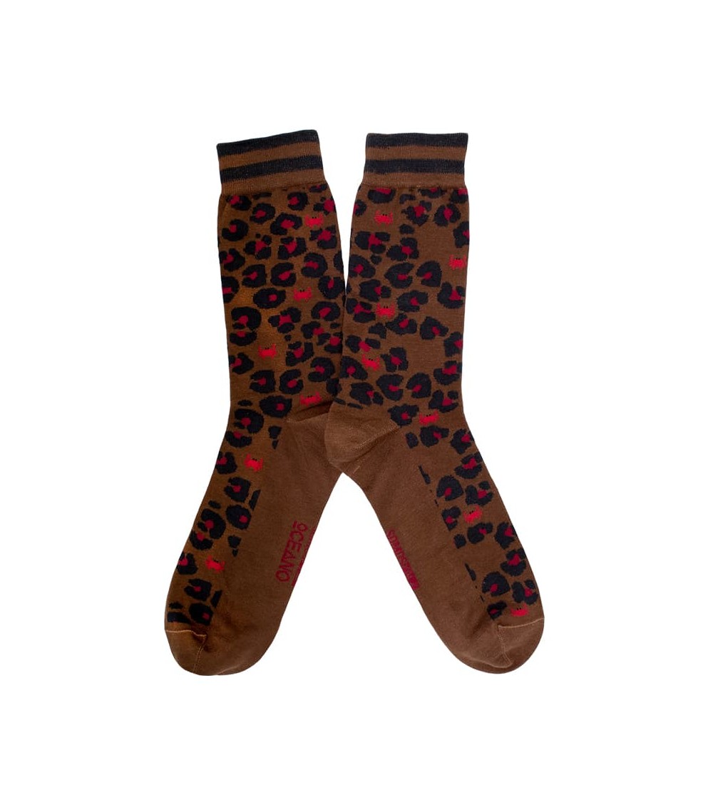 Socks - Leopardo SomosOcéano funny crazy cute cool best pop socks for women men