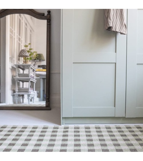 Tappeto in vinile - POPPY Verde Brita Sweden passatoia tappeti da cucina lavabile in lavatrice per esterno