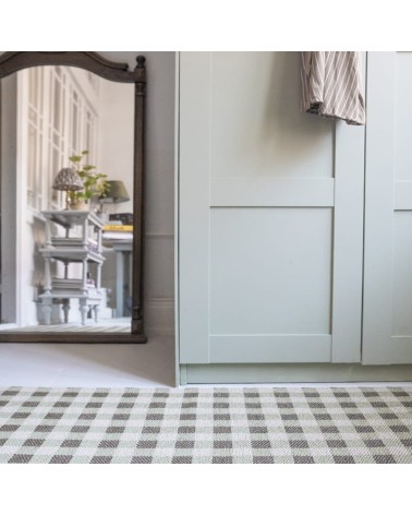 Vinyl Teppich - POPPY Grün Brita Sweden küchenteppich küchenläufer waschbar waschbarer outdoor teppich Teppichläufer balkon