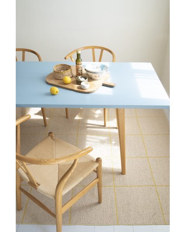 Vinyl Rug - RUTH Sulphur Brita Sweden rugs outdoor carpet kitchen washable cool modern runner rugs