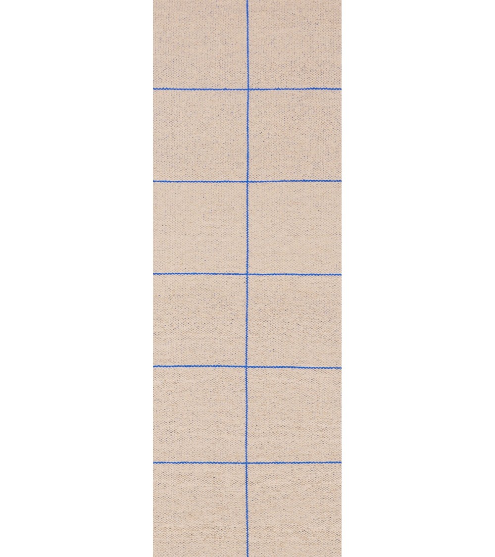 Tapis Vinyle - RUTH Cobalt Brita Sweden tapis scandinave en vinyle lavable en machine de cuisine exterieur salon couloir