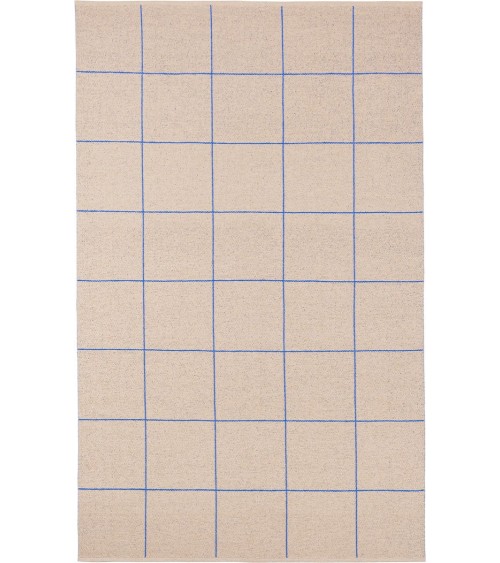 Vinyl Teppich - RUTH Cobalt Brita Sweden küchenteppich küchenläufer waschbar waschbarer outdoor teppich Teppichläufer balkon