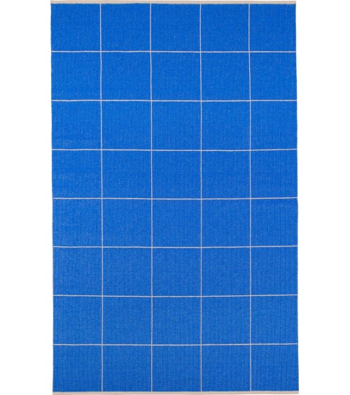 Vinyl Rug - RUTH Cobalt Brita Sweden cool vinyl rugs runner for kitchen washable outdoor rugs