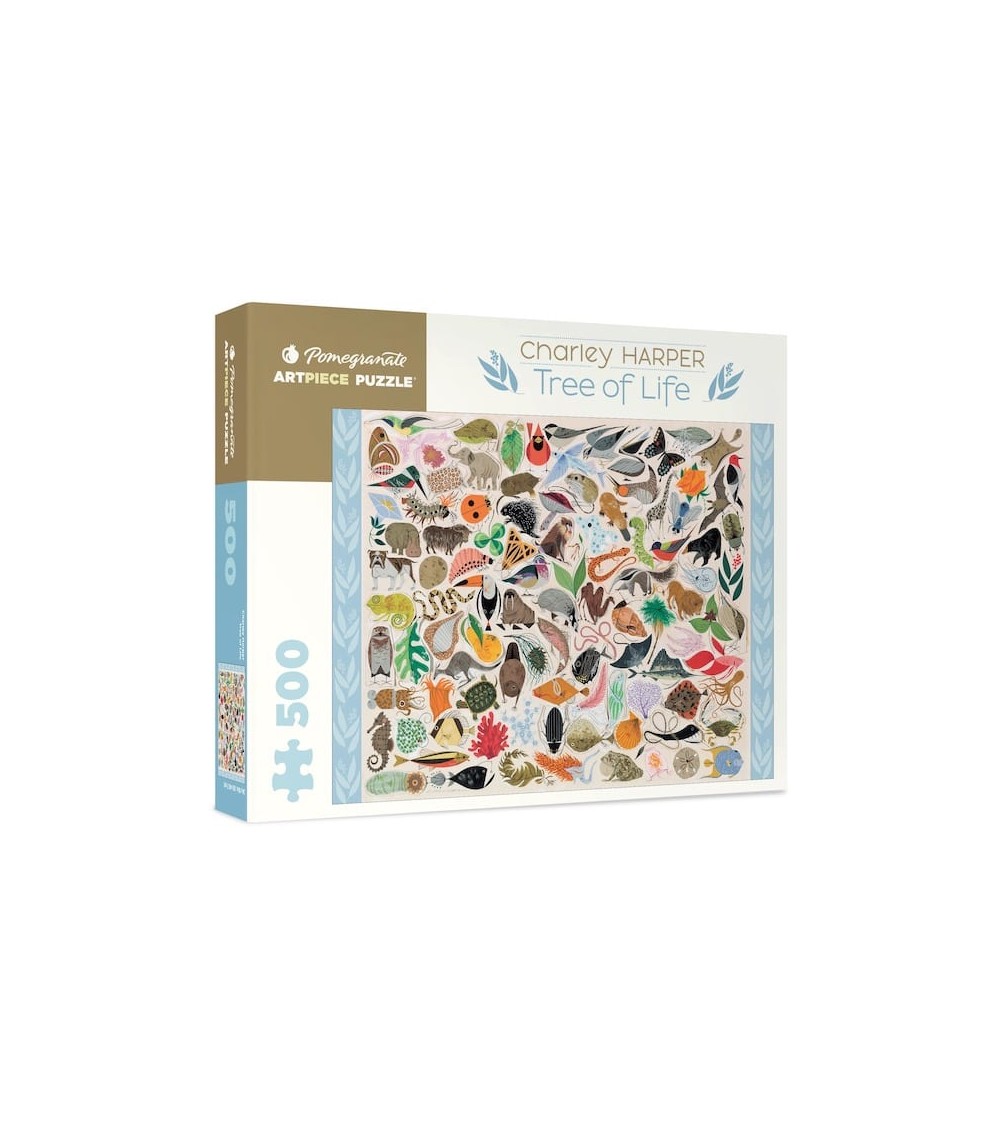 Puzzle - Tree of Life - Charley Harper Pomegranate Puzzles adulte design art the jigsaw suisse