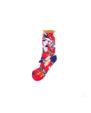 Transparente Socken - Papagei - Gelb Paperself socke kuschelsocken für damen lustig herren farbige coole socken