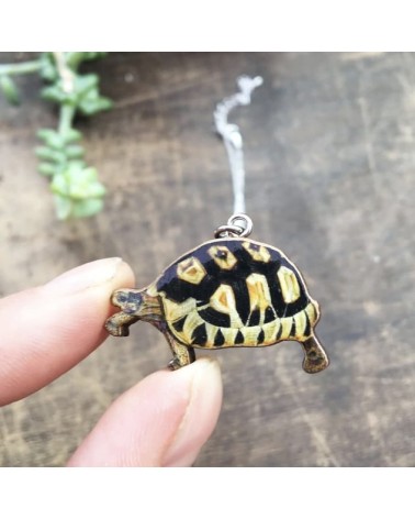 Tortoise - Necklace with pendant Fen & Co cute fashion design designer for women
