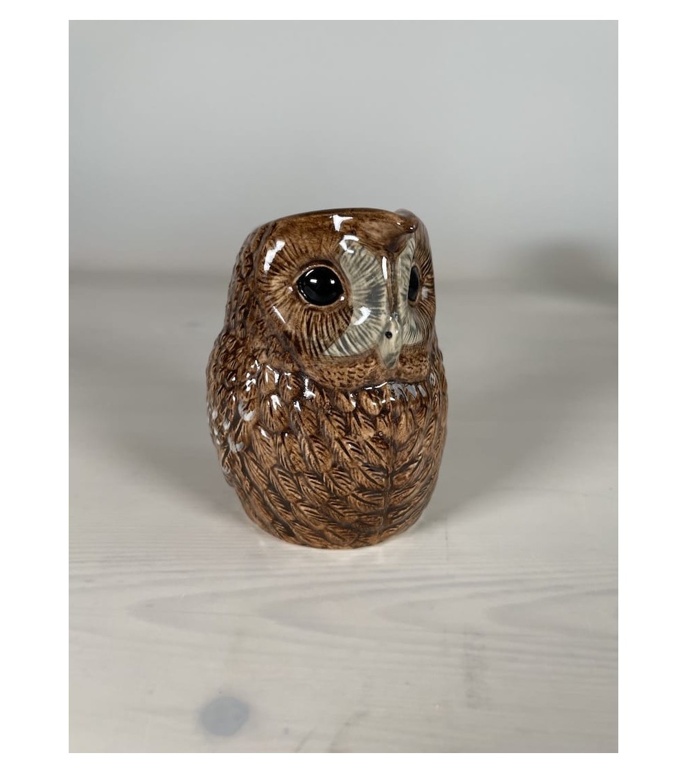 Petit pot à lait - Chouette hulotte Quail Ceramics petit deco pichet carafe a lait