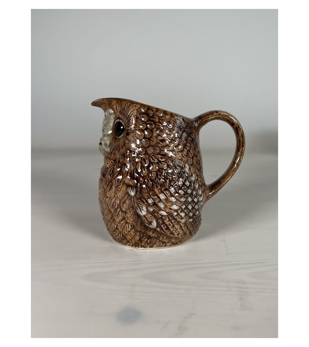 Petit pot à lait - Chouette hulotte Quail Ceramics petit deco pichet carafe a lait