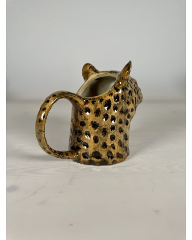 Small milk jug - Leopard Quail Ceramics small pitcher coffee mini milk jugs