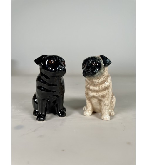Pug Fawn and Black - Salt and pepper shaker