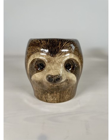 Sloth - Animal Pencil pot & Flower pot Quail Ceramics pretty pen pot holder cutlery toothbrush makeup brush