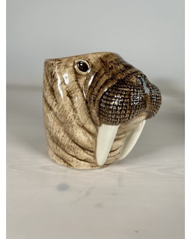 Tricheco - Portapenne e Vasi per piante Quail Ceramics da scrivania eleganti design originali bambina particolari