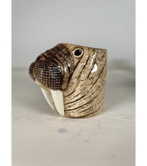Morse - Porte crayon & stylo, Petit pot de fleur Quail Ceramics bureau original design pour plantes intérieur à couvert bross...