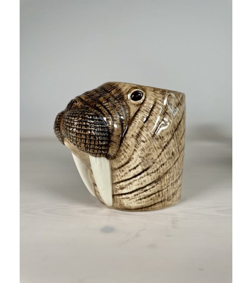 Tricheco - Portapenne e Vasi per piante Quail Ceramics da scrivania eleganti design originali bambina particolari