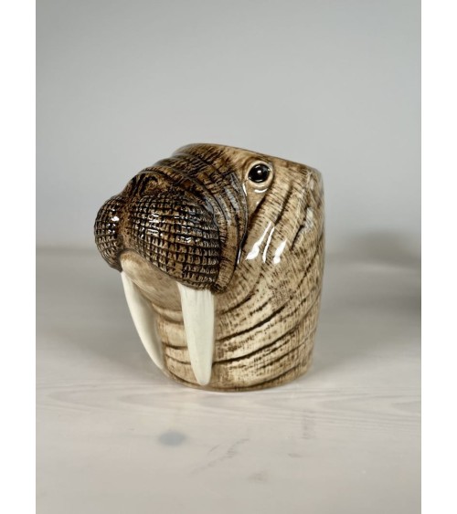 Tricheco - Portapenne e Vasi per piante Quail Ceramics da scrivania eleganti design originali bambina particolari