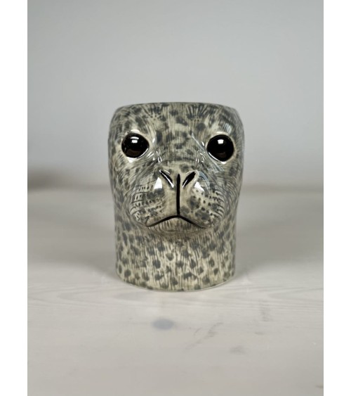 Seehund - Stiftehalter & Blumentopf Quail Ceramics schreibtisch büro kinder besteckbehälter make up pinselhalter