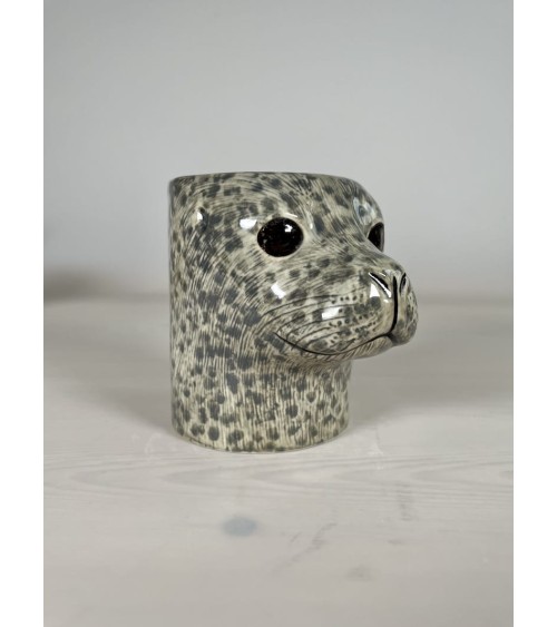 Seehund - Stiftehalter & Blumentopf Quail Ceramics schreibtisch büro kinder besteckbehälter make up pinselhalter