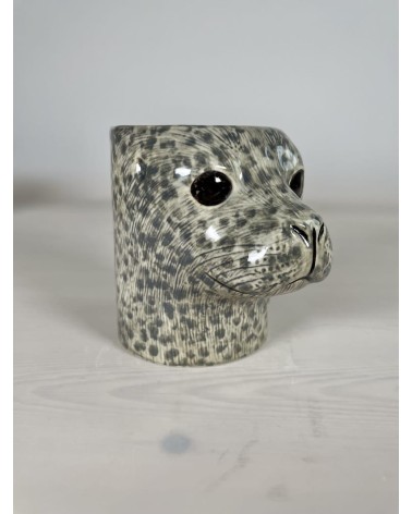Seehund - Stiftehalter & Blumentopf Quail Ceramics schreibtisch büro kinder besteckbehälter make up pinselhalter