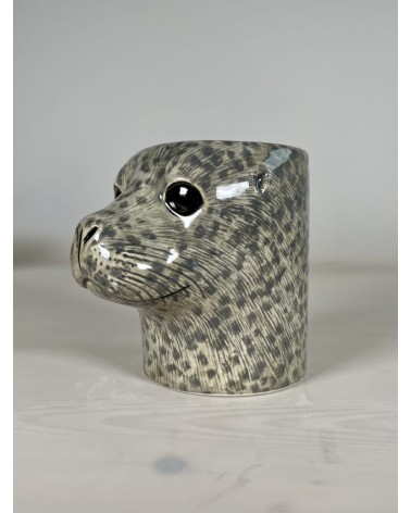 Seehund - Stiftehalter & Blumentopf Quail Ceramics schreibtisch büro kinder besteckbehälter make up pinselhalter