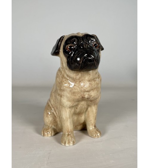 Piggy Bank - Fawn Pug Quail Ceramics money box ceramic