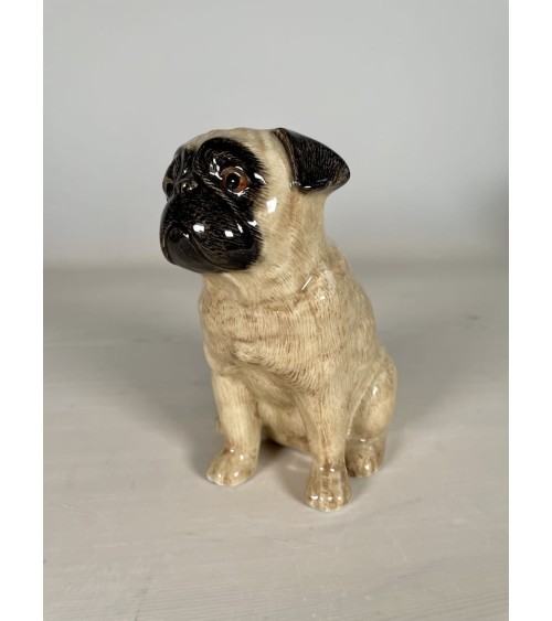 Piggy Bank - Fawn Pug Quail Ceramics money box ceramic