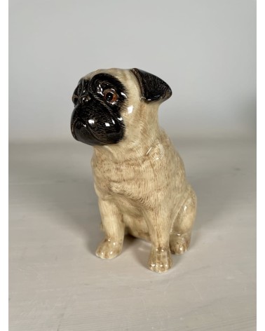 Piggy Bank - Fawn Pug Quail Ceramics money box ceramic