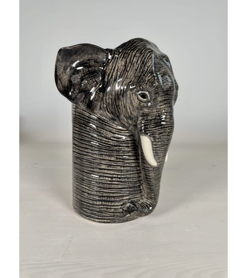 Elephant - Kitchen Utensil Pot Quail Ceramics