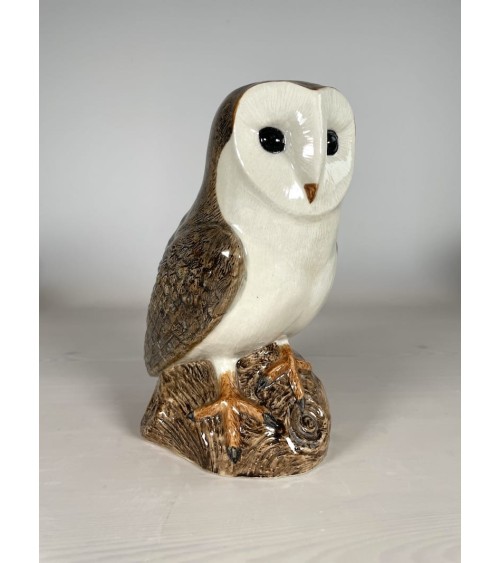 Barn Owl Table Vase NEW  by Quail Pottery ceramic china Gift Boxed 