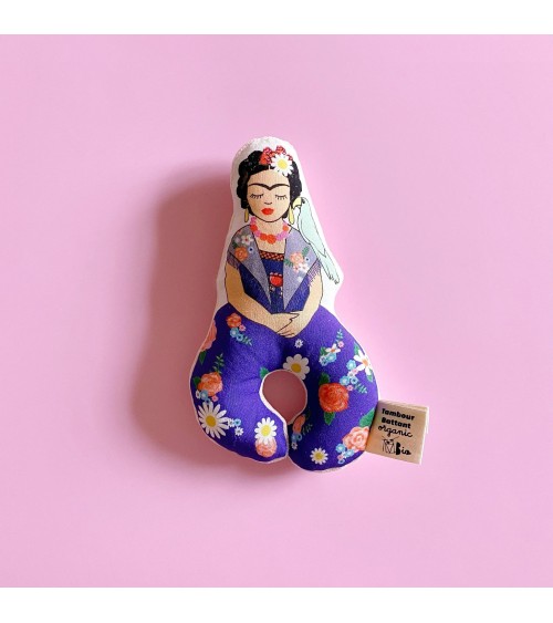 Baby Rattle - Frida Flowers Tambour Battant Rattles & Comforters design switzerland original