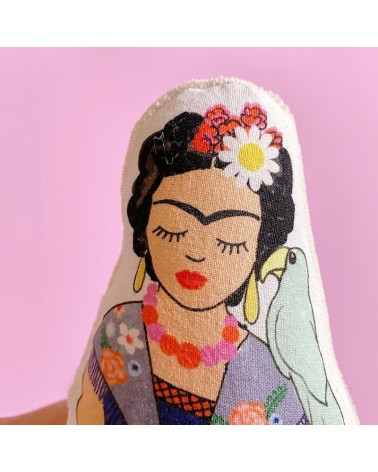 Babyrassel - Frida Flowers Tambour Battant babyrassel rassel für babys schmusetuch schnuffeltuch