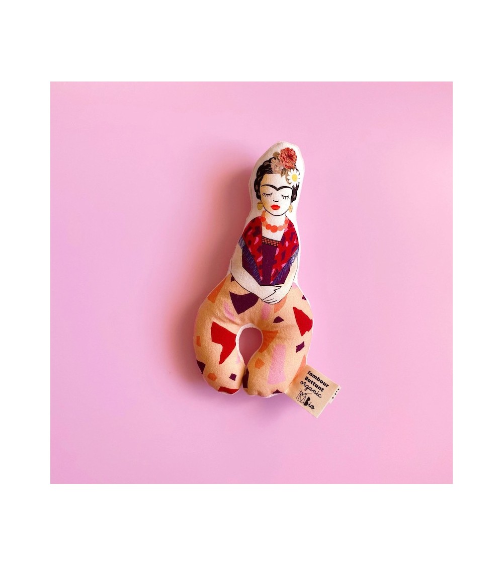 Sonaglio per bambini - Frida Terra Tambour Battant Peluche e doudou per neonati idee regalo