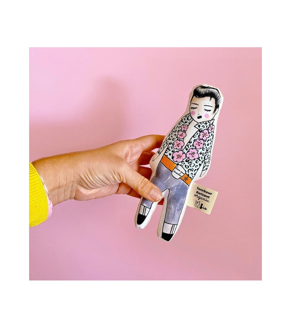 Sonaglio per bambini - Elvis Tambour Battant Peluche e doudou per neonati idee regalo