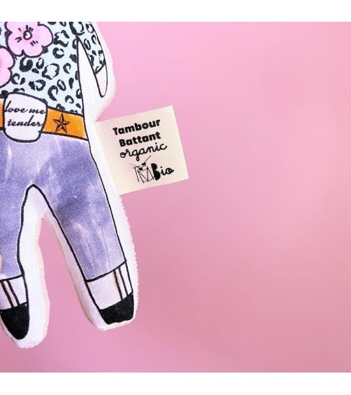 Baby Rattle - Elvis Tambour Battant original gift idea for a birth