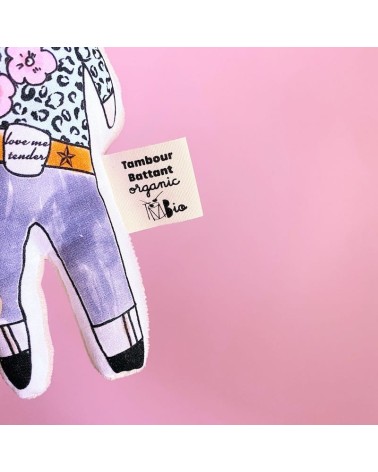 Baby Rattle - Elvis Tambour Battant original gift idea for a birth