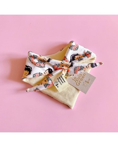 Baby bandana and bib - Elvis Tambour Battant original gift idea switzerland