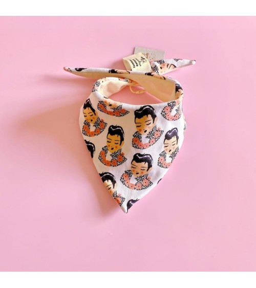 Baby bandana and bib - Elvis Tambour Battant original gift idea switzerland