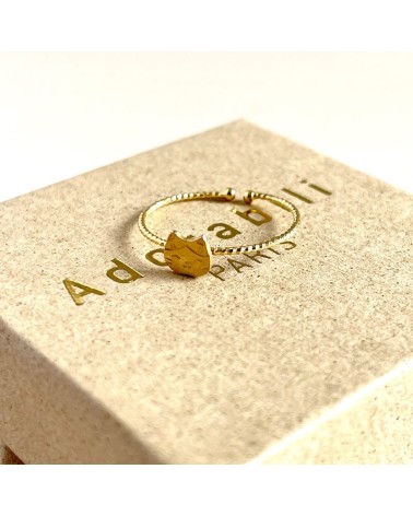 Anello Manekineko - Anello regolabile placcato oro Adorabili Paris eleganti particolari da donna bambina