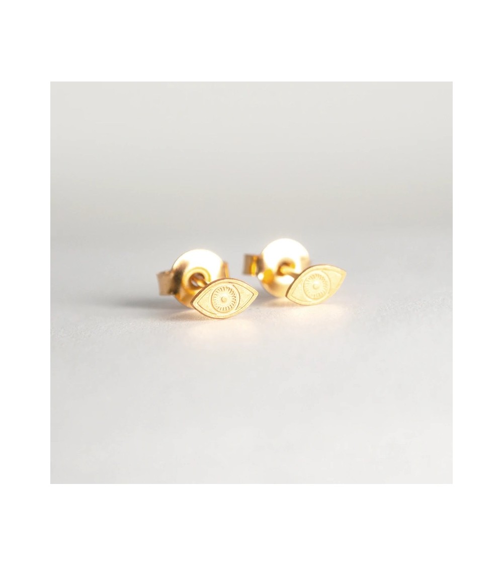 Eyes - Gold plated earrings Adorabili Paris cute fashion design designer for women