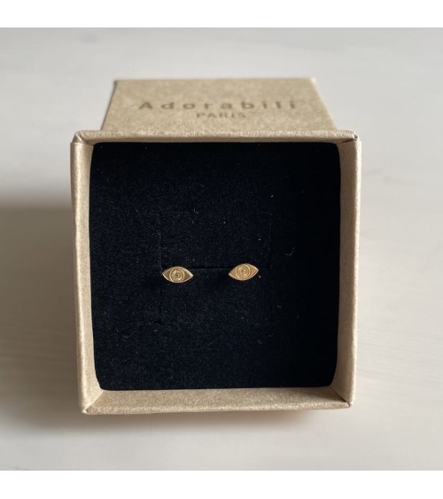 Eyes - Gold plated earrings Adorabili Paris cute fashion design designer for women