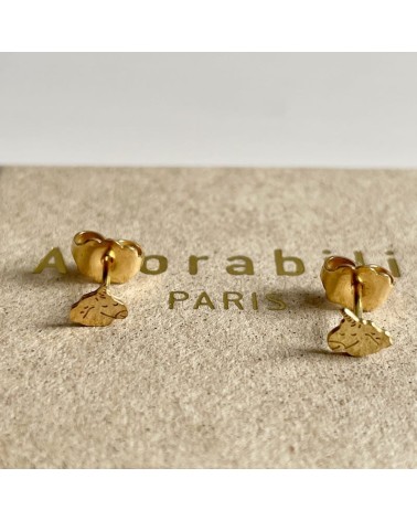 Unicorns - Gold plated earrings Adorabili Paris cute fashion design designer for women