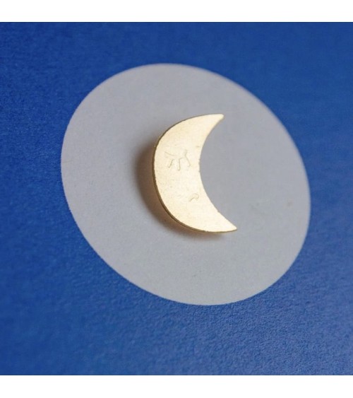 Pin - Moon Adorabili Paris Brooch and Enamel Pin design switzerland original
