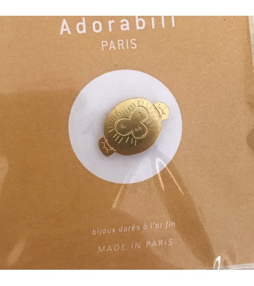 Singe - Pin's doré à l'or fin Adorabili Paris pins rare métal originaux bijoux suisse