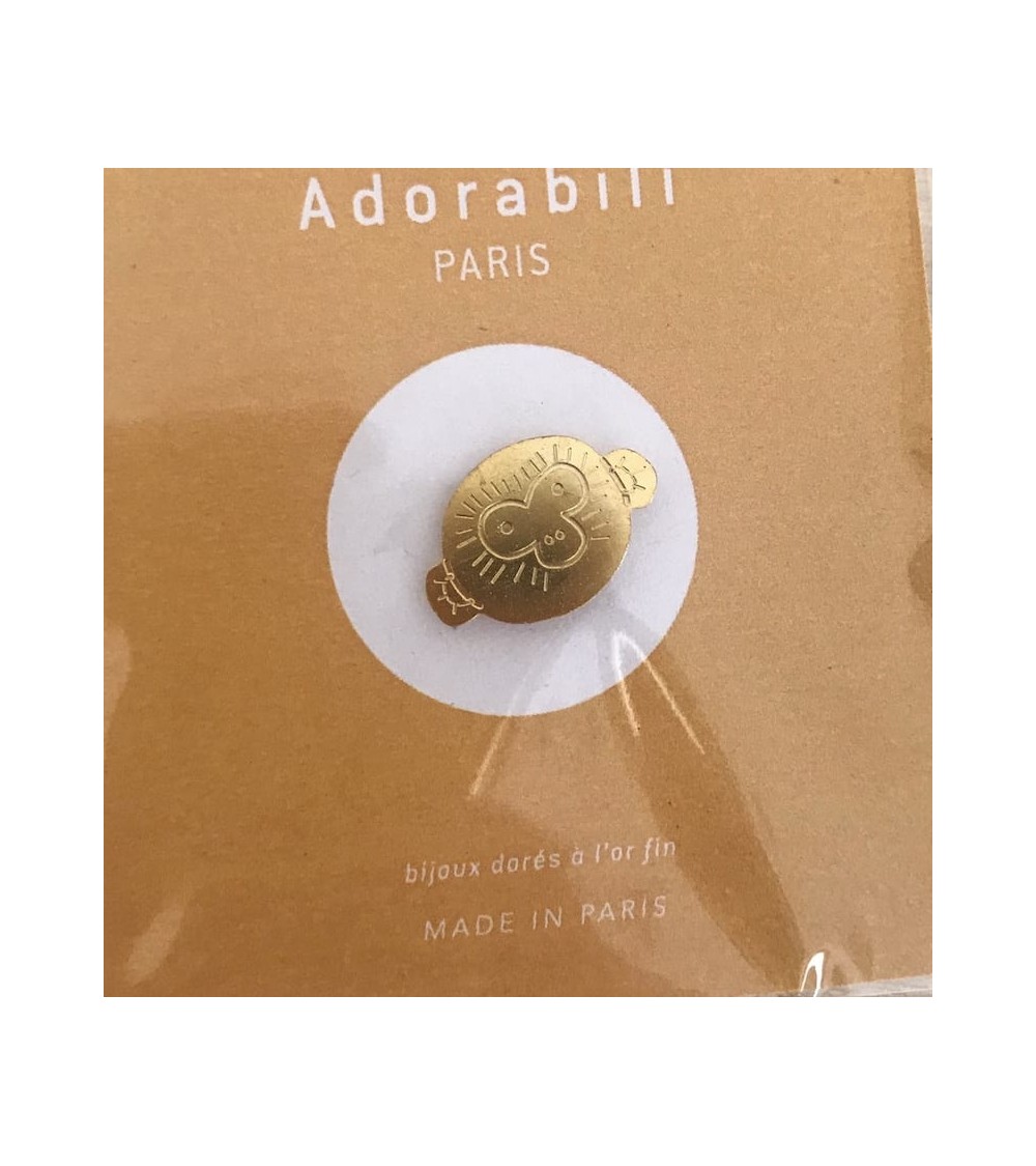 Singe - Pin's doré à l'or fin Adorabili Paris pins rare métal originaux bijoux suisse