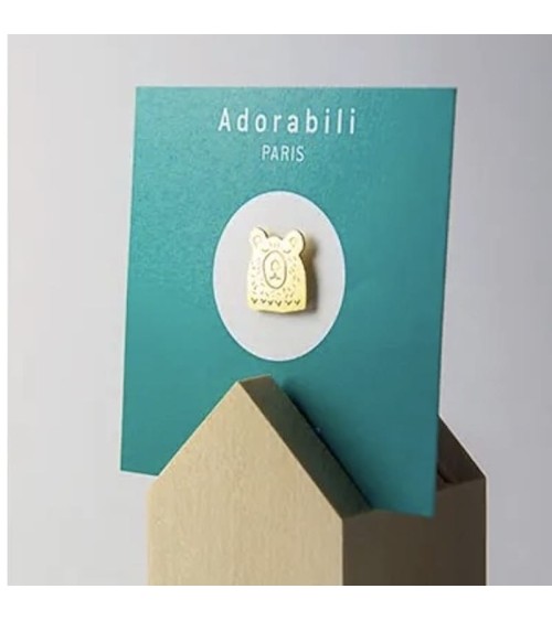 Pin - Bear Adorabili Paris Brooch and Enamel Pin design switzerland original